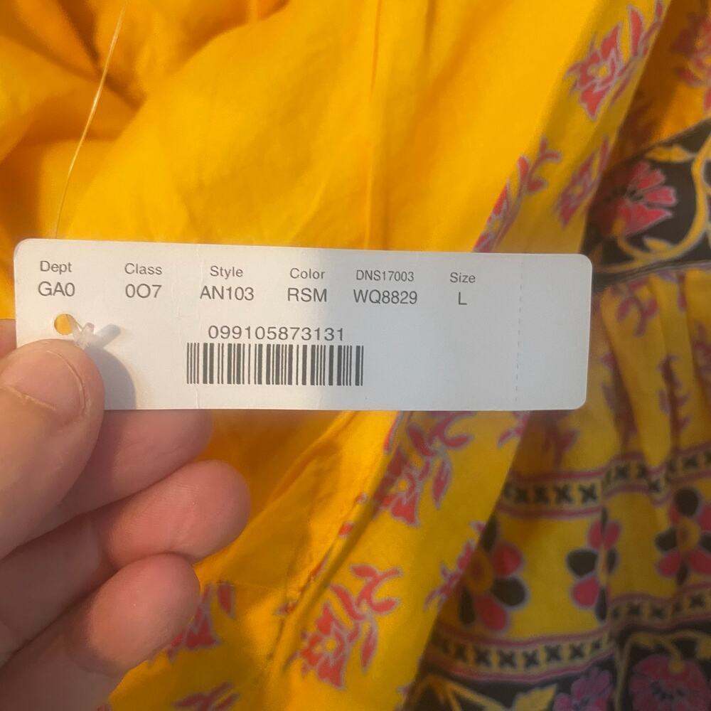 NWT J Crew Halter peplum top in sunny block print size Large - Picture 4 of 15